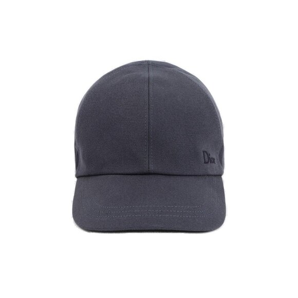 Dior Logo Embroidered Baseball Cap in Blue